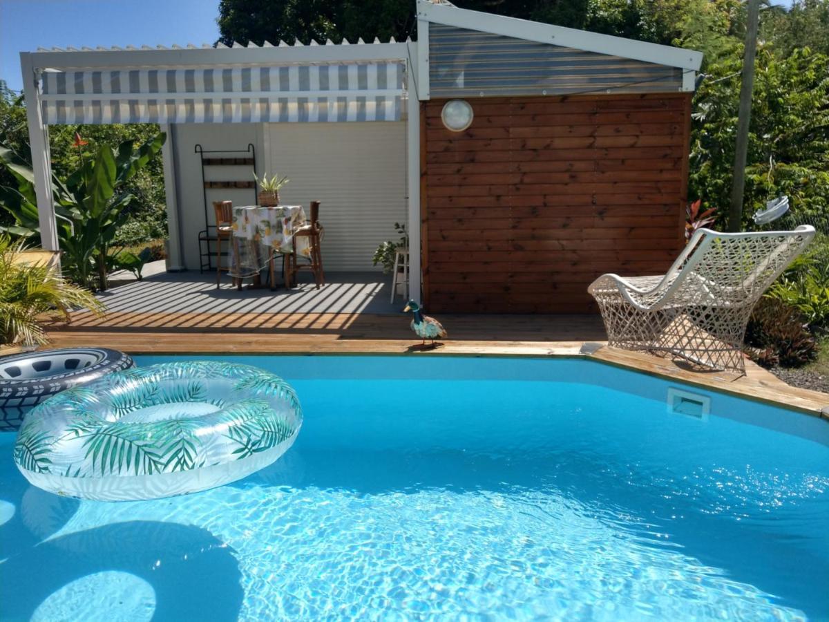 S'Cale Tropikal - Gite Cosy Avec Piscine Privee Petit-Canal Exterior photo